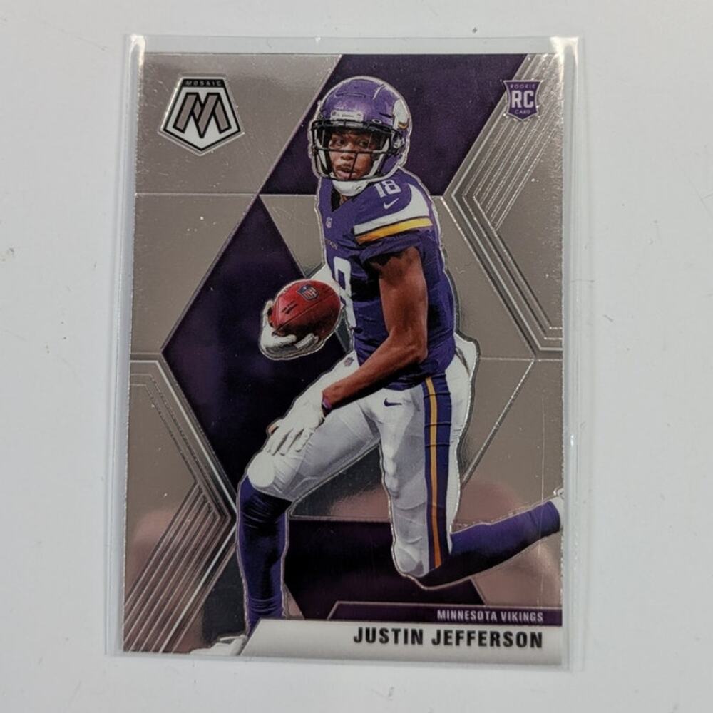 2020 Panini Mosaic Justin Jefferson #209 Rookie RC Minnesota Vikings